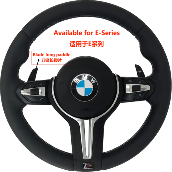 BMW High Quality For BMW E-Series E90 E91 E92 E93 E70 E72 E84 Real Carbon Fiber Steering Wheel - Image 2