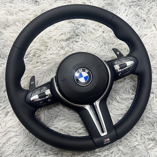 BMW M Series M3 M4 F Series F30 F10 F15 F16 Stylish updated carbon fiber leather steering wheel