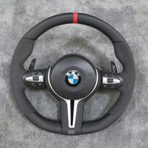 BMW f21 f45 f30 f48 f01 f11 f40 f15 f13 f10 f46 f44 3series 5series Modified Customized Suede steering wheel